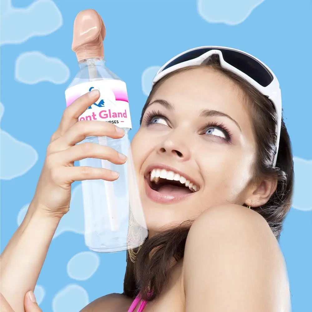 Bottiglia d'acqua supporto a ghianda accessorio divertente umoristico