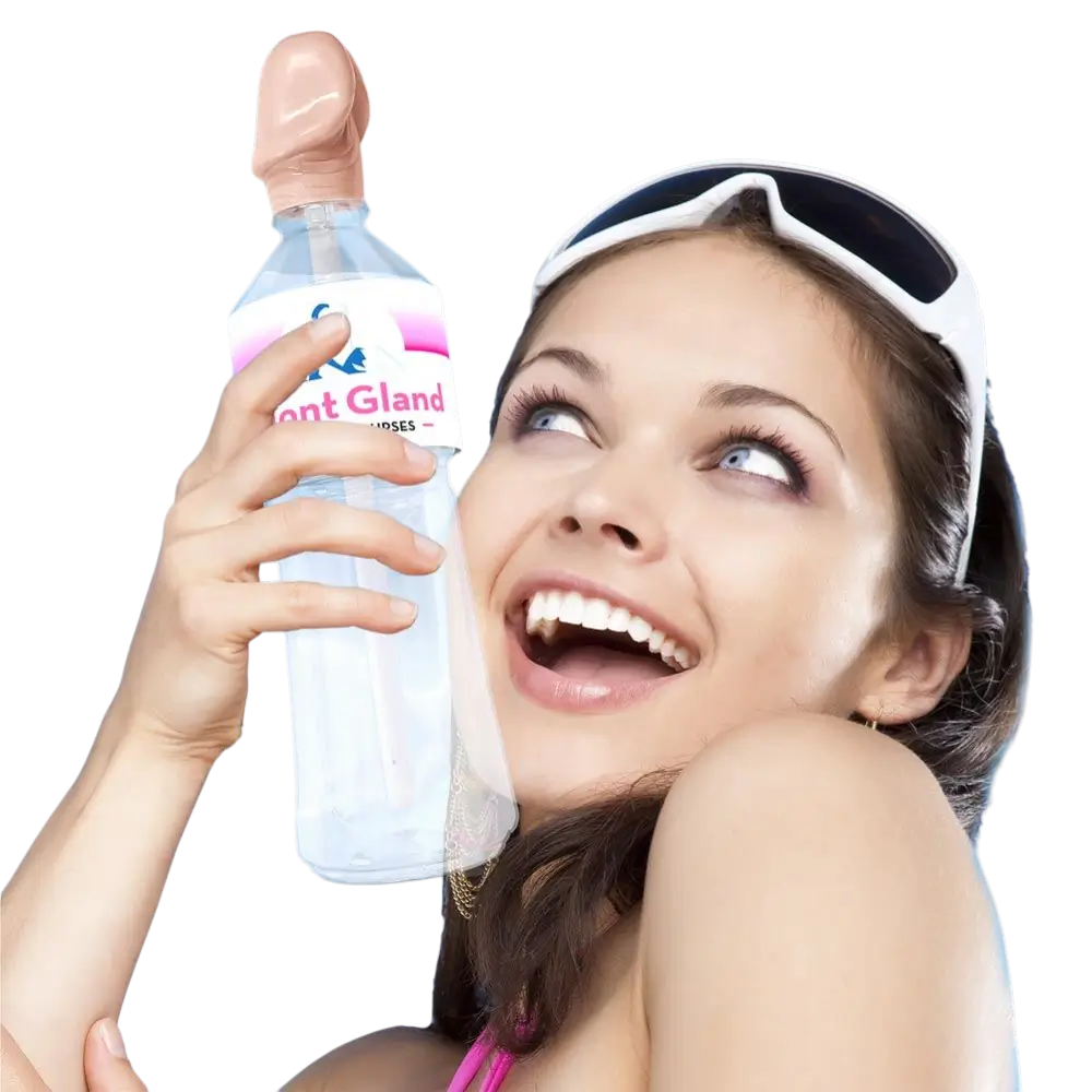 Bottiglia d'acqua supporto a ghianda accessorio divertente umoristico