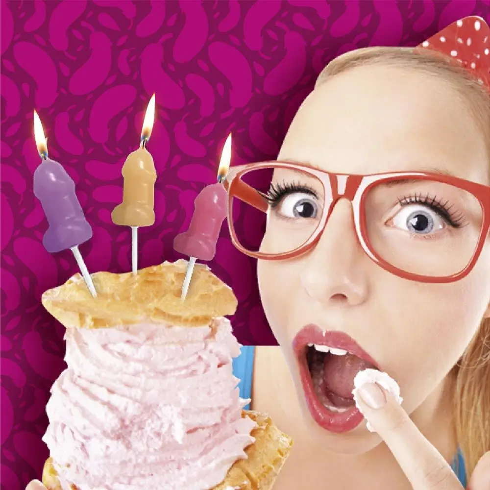 Confezione da 6 candeline di compleanno Zizi - Decorazione per torte EVE