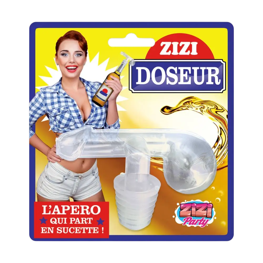 Dispenser Zizi - Originale versatore di alcolici per feste ed EVG