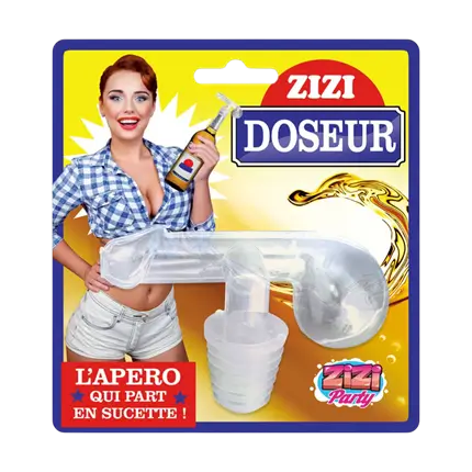 Dispenser Zizi - Originale versatore di alcolici per feste ed EVG