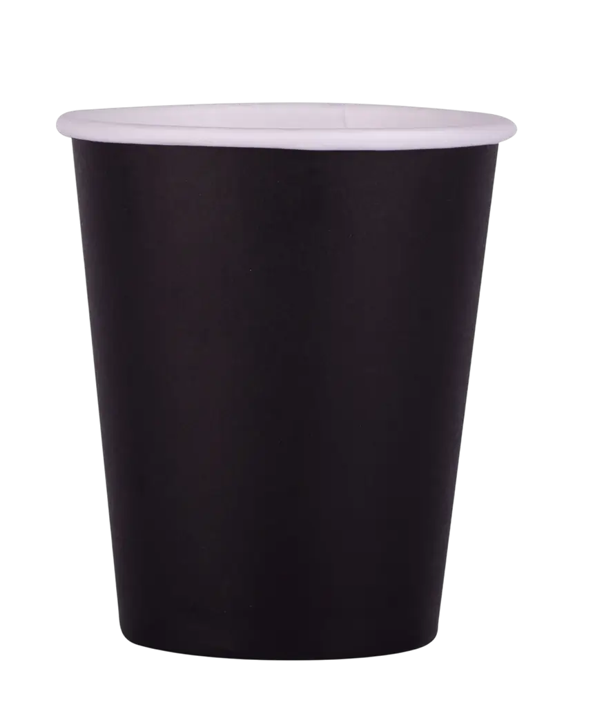Bicchieri di Carta 20 cl Neri – Bicchieri Monouso per Feste