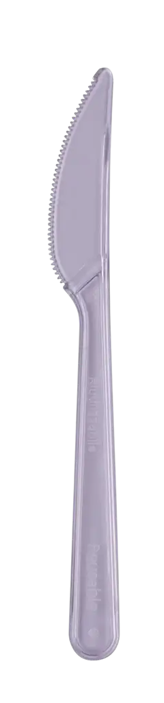 Coltelli Riutilizzabili 18 cm Effetto Cristallo Lusso – Stoviglie Riutilizzabili