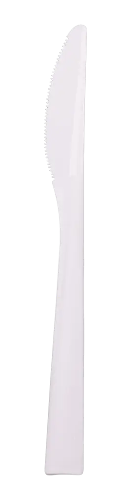 Coltelli Riutilizzabili Infrangibili 18 cm Bianchi – Stoviglie Riutilizzabili