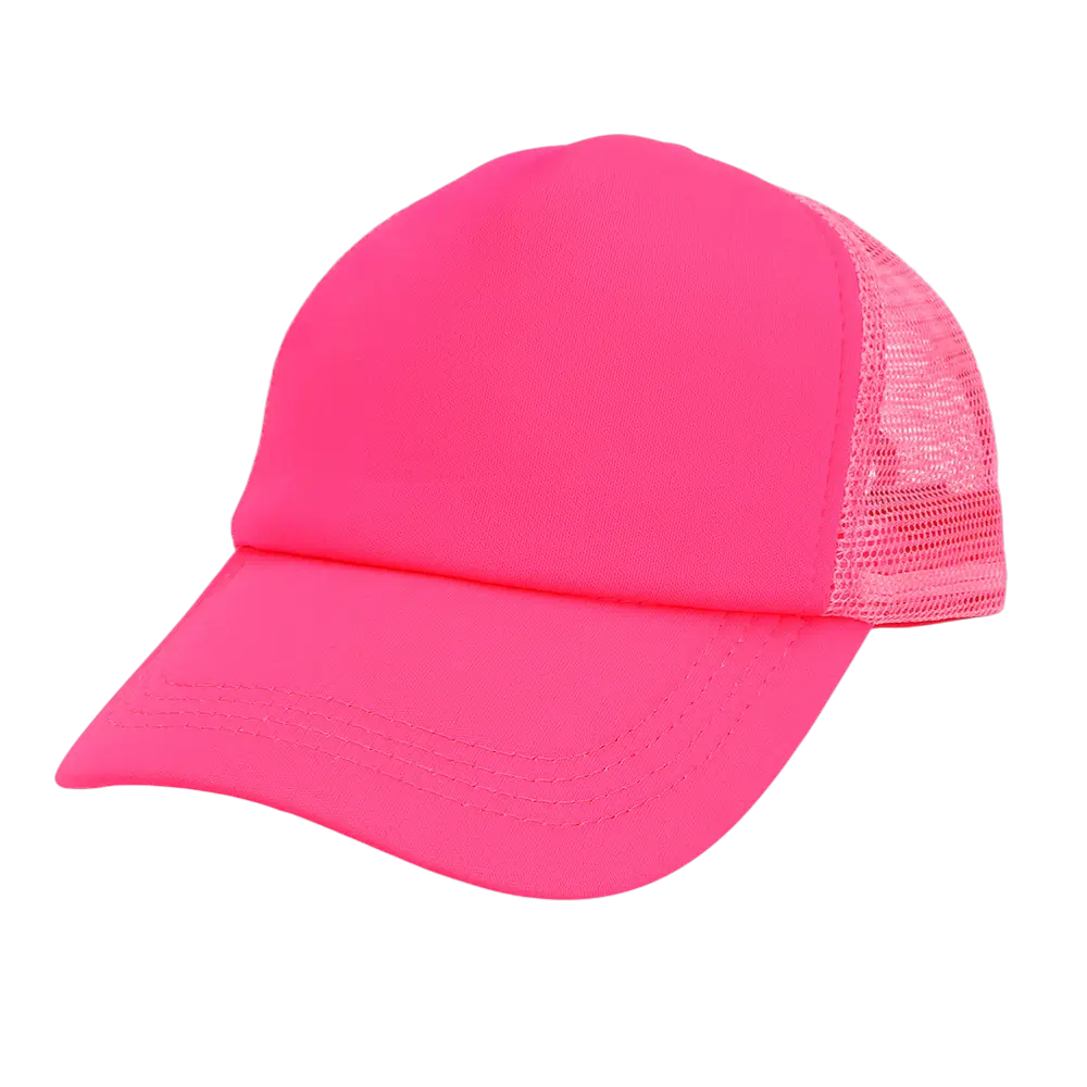 Cappello fluorescente per feste e costumi - Rosa fluorescente