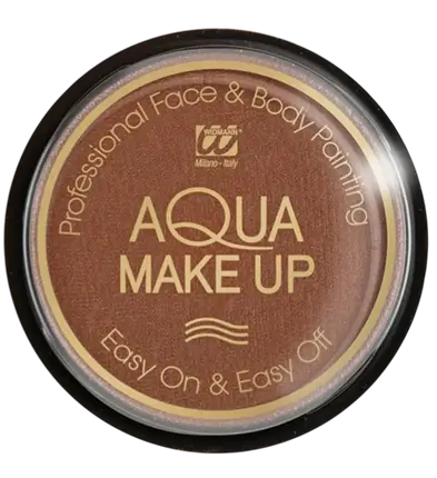 Trucco viso all'acqua marrone - Trucco all'acqua 10 ml - Supporter compleanno Carnevale Halloween