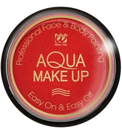 Trucco viso all'acqua rossa - Trucco all'acqua 10 ml - Supporter compleanno Carnevale Halloween