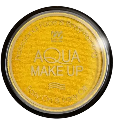 Trucco viso all'acqua gialla - Trucco all'acqua 10 ml - Supporter compleanno Carnevale Halloween