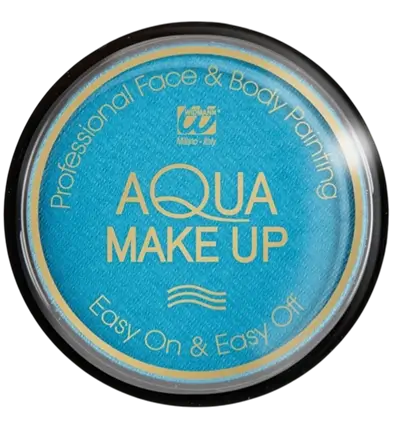 Trucco Aqua Blu cielo 10 ml - Compleanno Carnevale Halloween Supporter