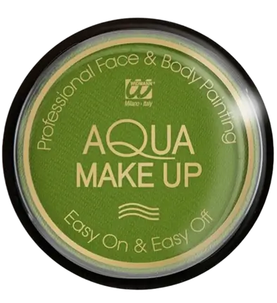 Trucco viso all'acqua verde - Trucco all'acqua 10 ml - Supporter compleanno Carnevale Halloween