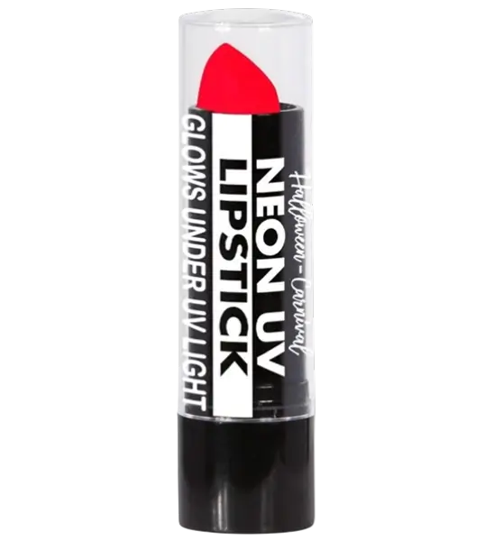 Rossetto Rosa Fluorescente UV - Trucco viso Carnevale Halloween - 6 ml