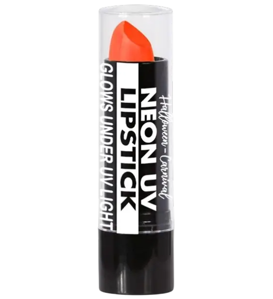 Rossetto arancione fluorescente UV - Trucco viso di Halloween - 6 ml