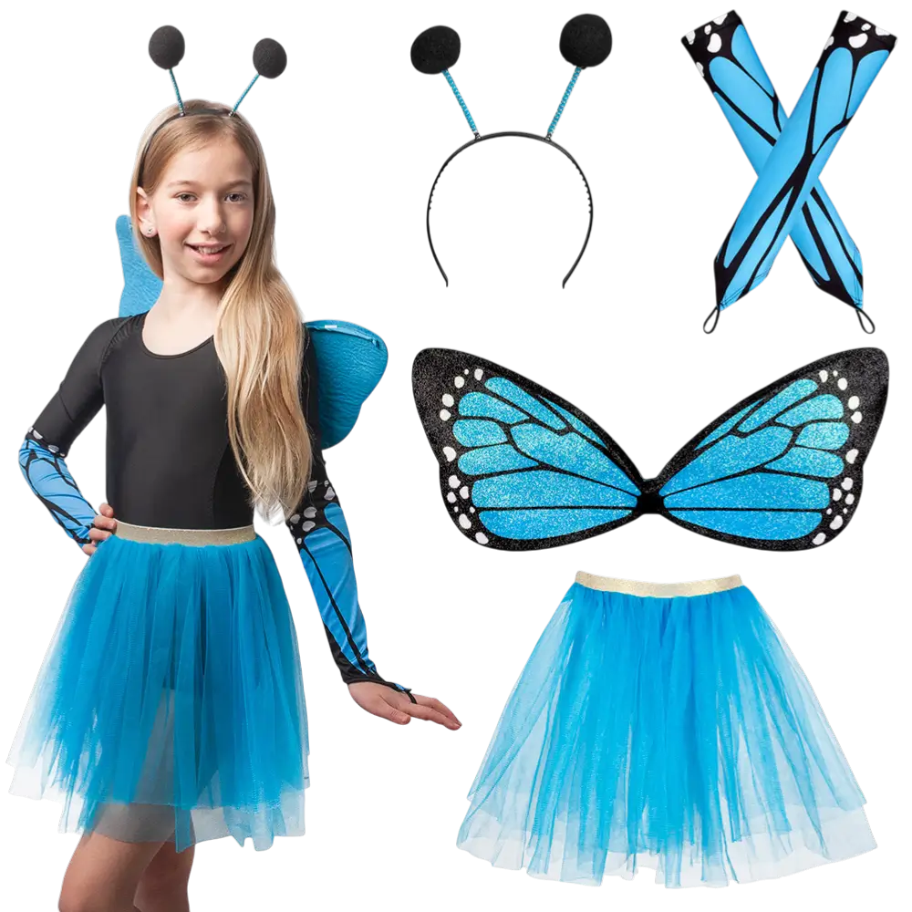 Kit di travestimento da farfalla per bambini - Accessori per il Carnevale