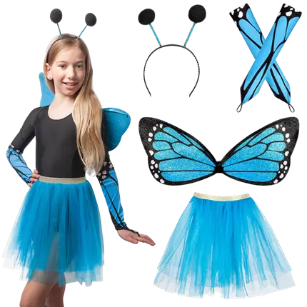 Kit di travestimento da farfalla per bambini - Accessori per il Carnevale
