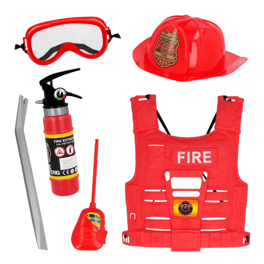 Kit di travestimento da pompiere per bambini - Accessori per costumi