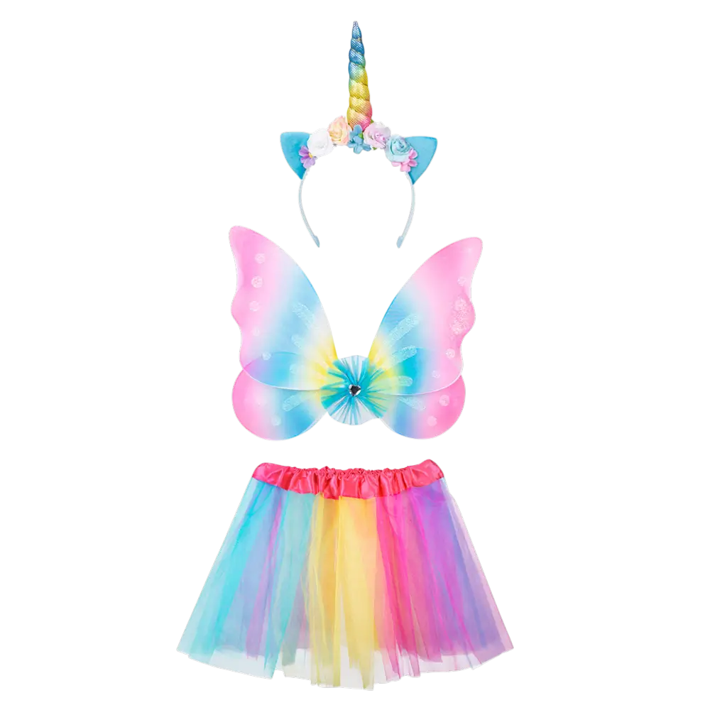 Kit fata unicorno per bambini - Accessori per travestimento da fata