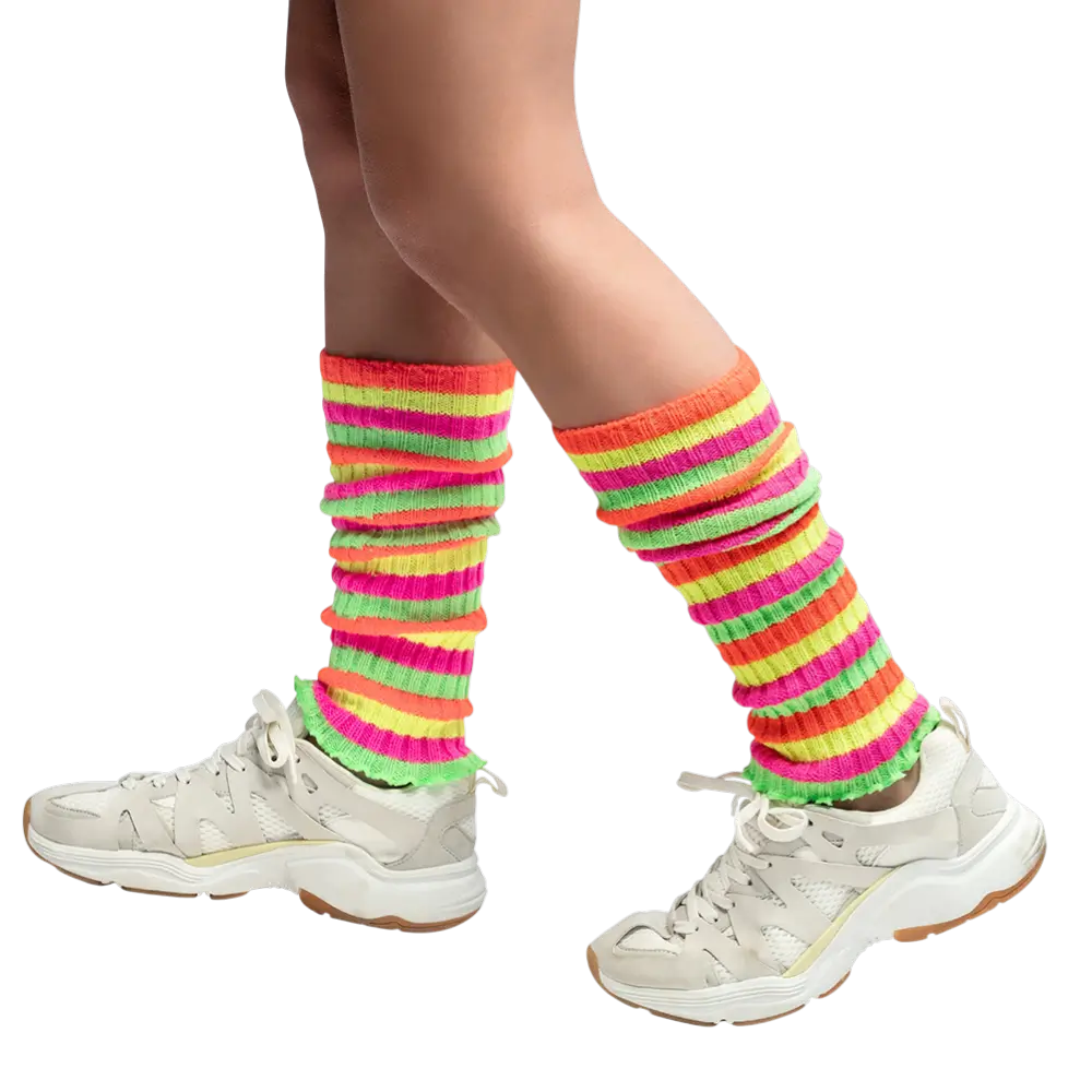 Leggings arcobaleno - Accessori per costumi anni '80