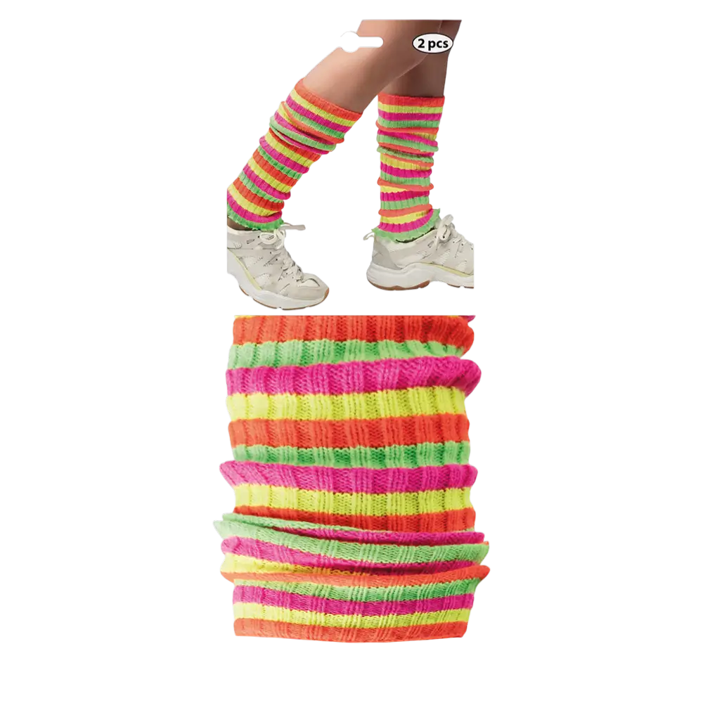 Leggings arcobaleno - Accessori per costumi anni '80
