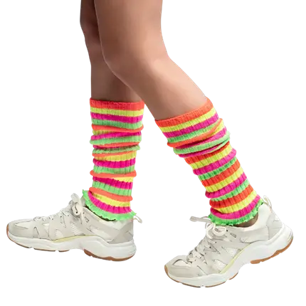 Leggings arcobaleno - Accessori per costumi anni '80