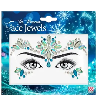Bijoux Visage Reine des Glaces - Carnevale del viso con strass