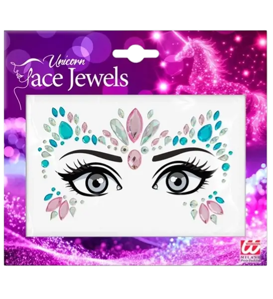 Bijoux Visage Licorne - Faccia da bambino con strass