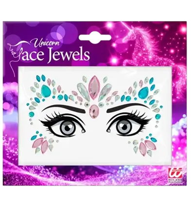 Bijoux Visage Licorne - Faccia da bambino con strass