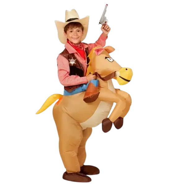Costume da cavallo gonfiabile - Travestimento umoristico