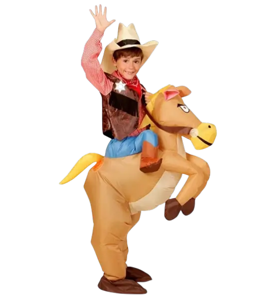Costume da cavallo gonfiabile - Travestimento umoristico