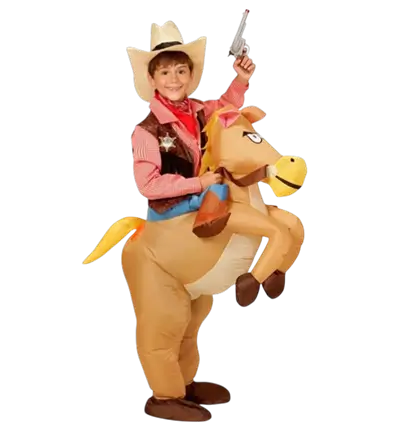 Costume da cavallo gonfiabile - Travestimento umoristico