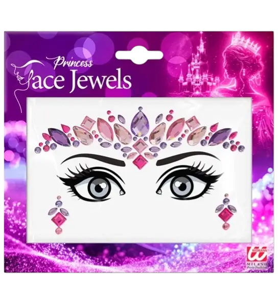 Gioielli Faccia da Principessa - Strass Carnaval Enfant