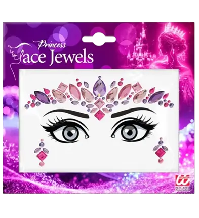 Gioielli Faccia da Principessa - Strass Carnaval Enfant