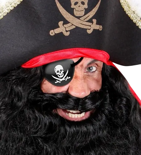 Toppa per occhi da pirata - Accessoire Déguisement Pirate