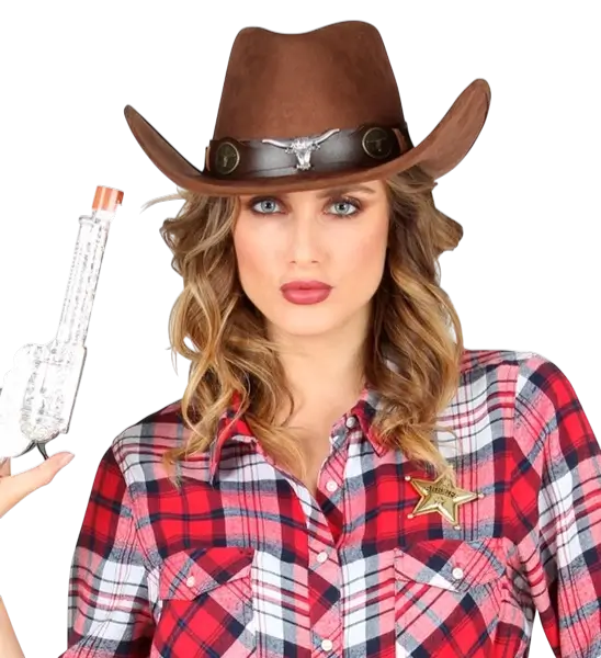 Stella da sceriffo autentica - Distintivo da cowboy del Far West