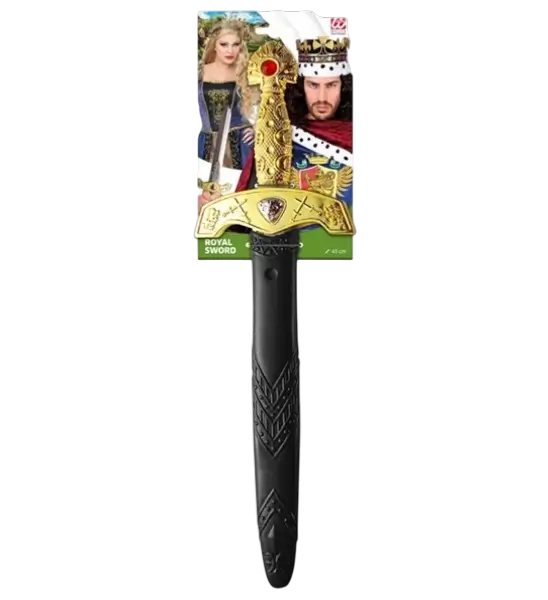 Spada reale con pietre e fodero - 45 cm