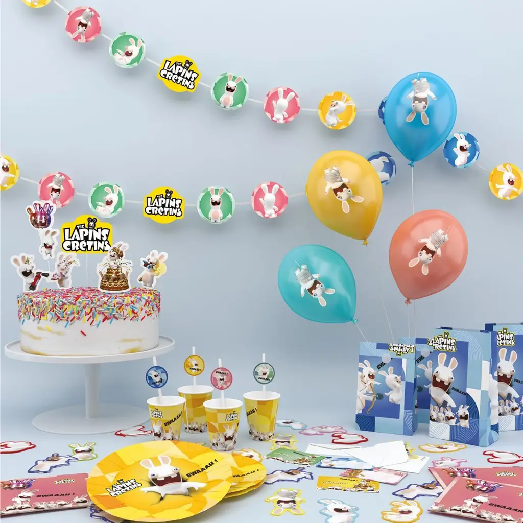 Tatuaggi effimeri Rabbids™ per bambini - Accessori per il compleanno
