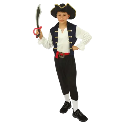 Travestimento da pirata bambino 7-9 anni - Costume da pirata bambino