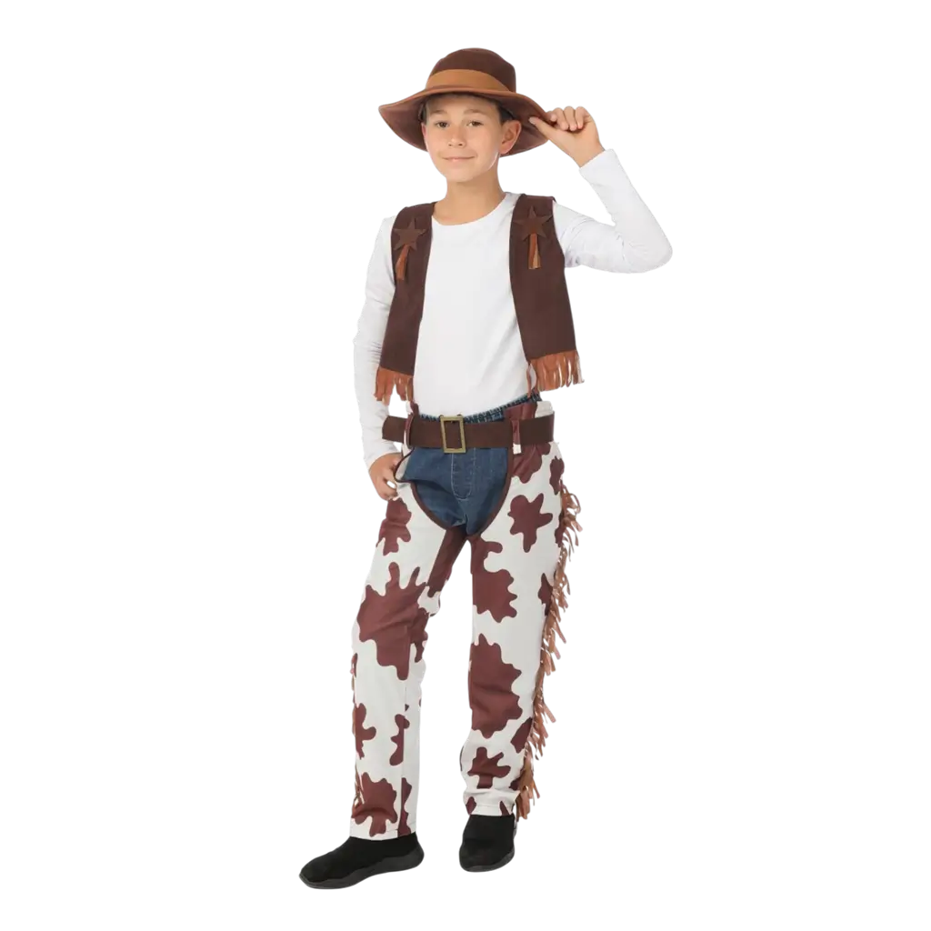 Travestimento da cowboy per bambini 10-12 anni - Costume da cowboy per bambini