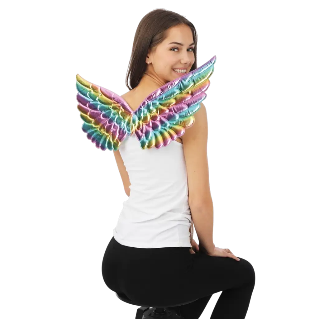 Ali d'angelo multicolori 62 cm - Accessori per travestimento da angelo