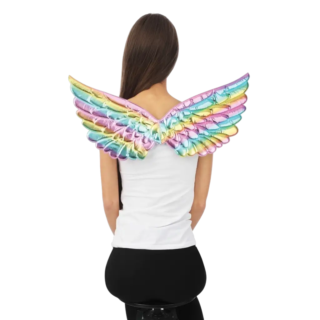 Ali d'angelo multicolori 62 cm - Accessori per travestimento da angelo