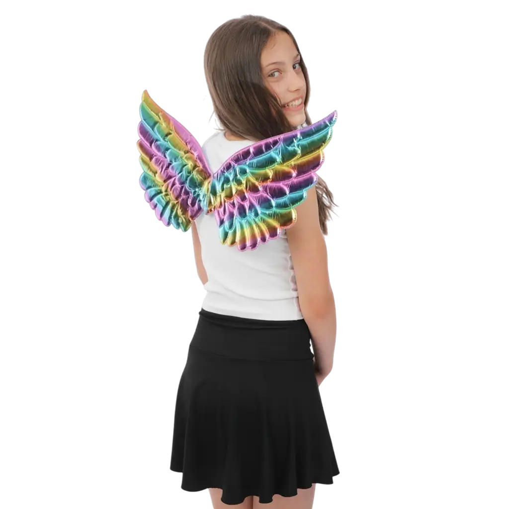 Ali d'angelo multicolori 62 cm - Accessori per travestimento da angelo