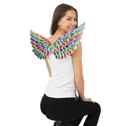 Ali d'angelo multicolori 62 cm - Accessori per travestimento da angelo