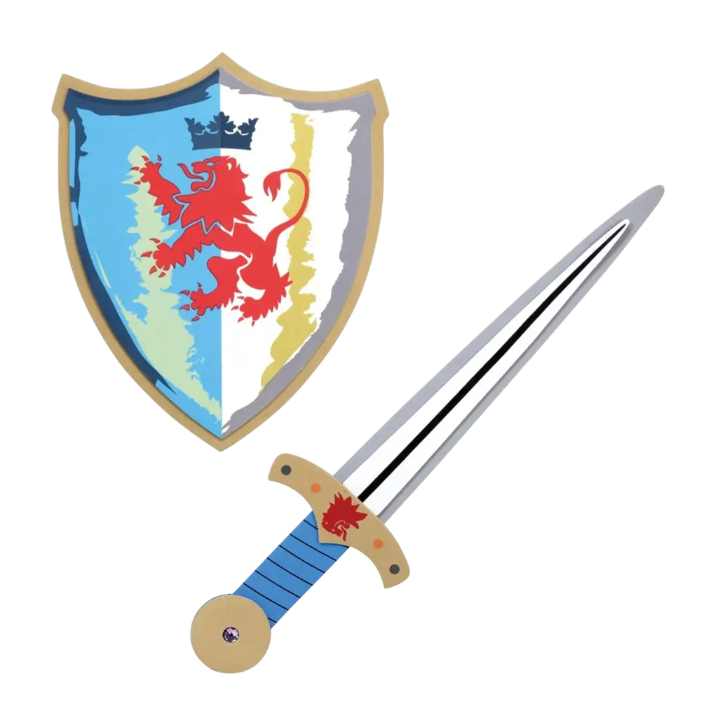 Set cavaliere bambino EVA - Spada e scudo da cavaliere