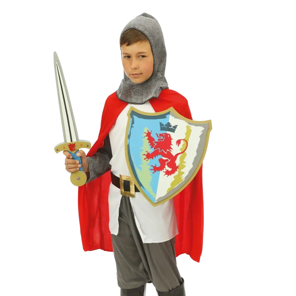 Set cavaliere bambino EVA - Spada e scudo da cavaliere