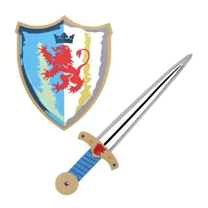 Set cavaliere bambino EVA - Spada e scudo da cavaliere