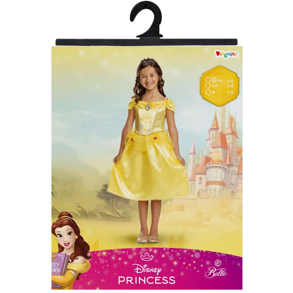 Belle Disney™ travestimento per bambini di 7-8 anni - Costume da principessa della Bella e la Bestia