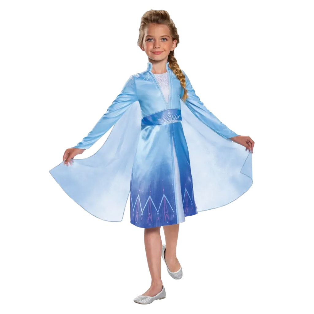 Elsa Disney Regina delle nevi travestimento bambino 7-8 anni