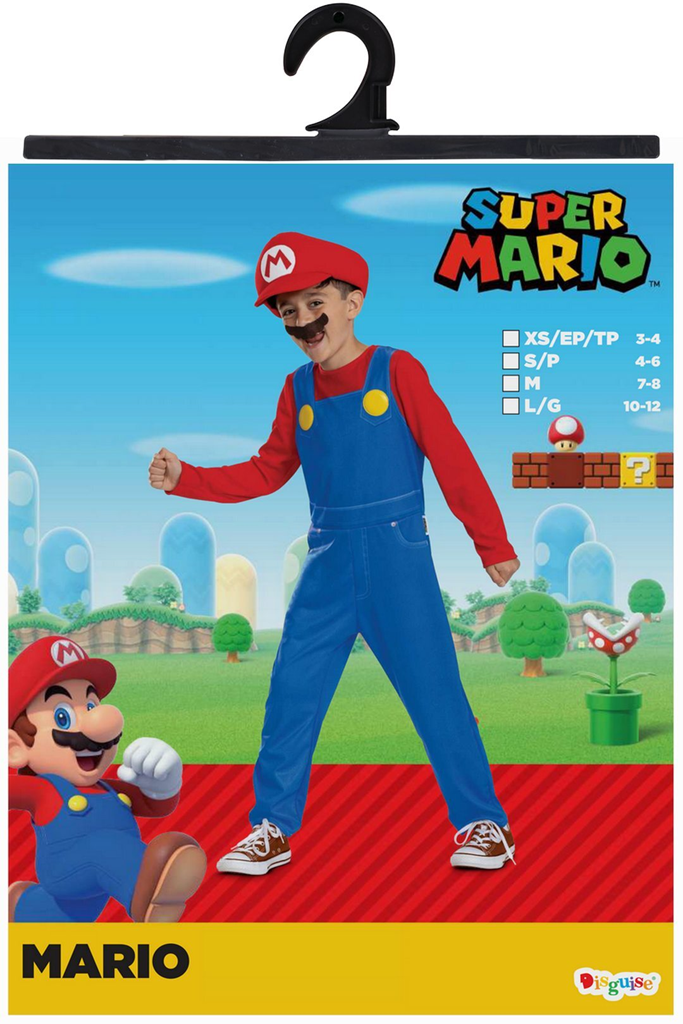 Mario Super Mario™ Travestimento Bambino 7-8 Anni