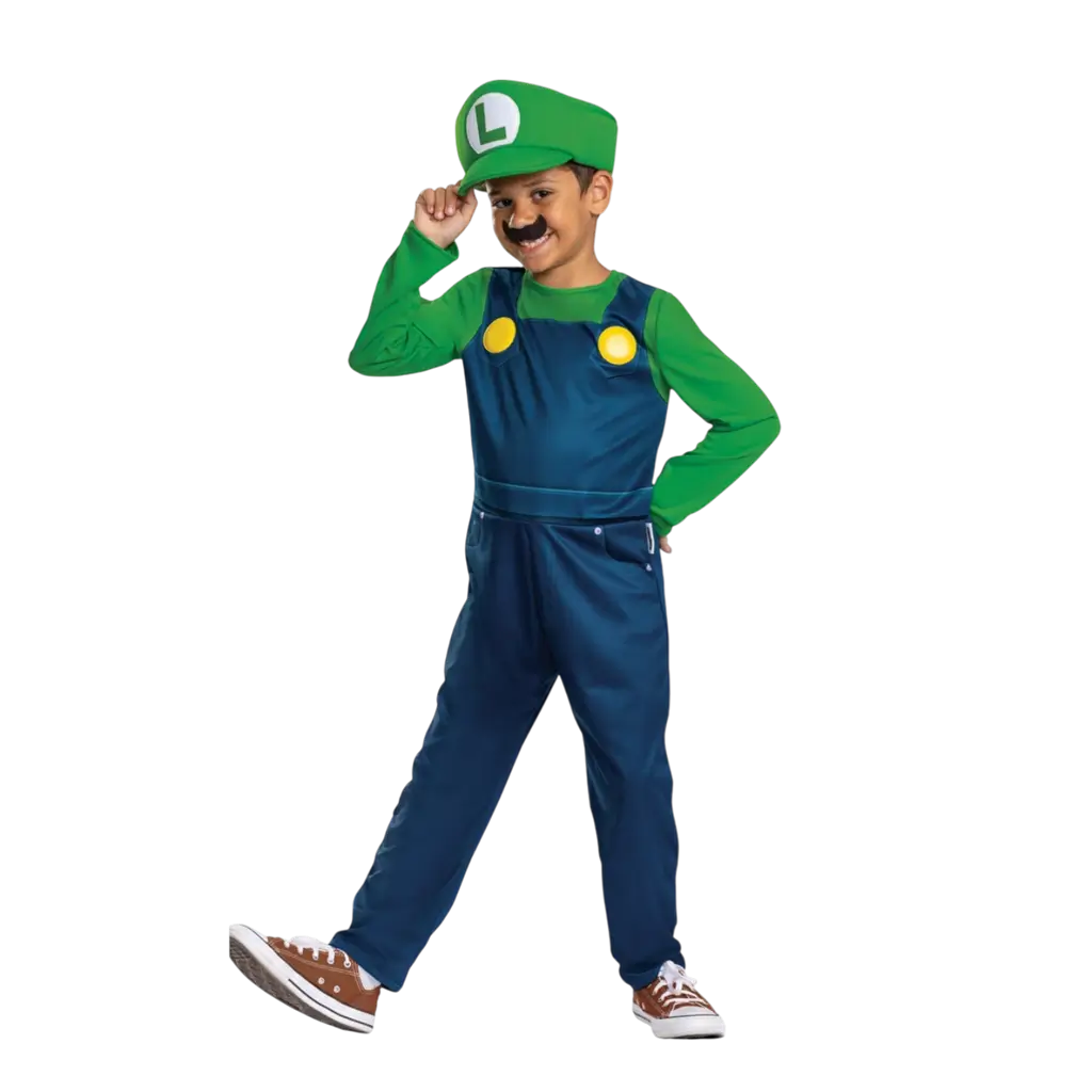 Luigi Super Mario™ Travestimento Bambino 7-8 Anni