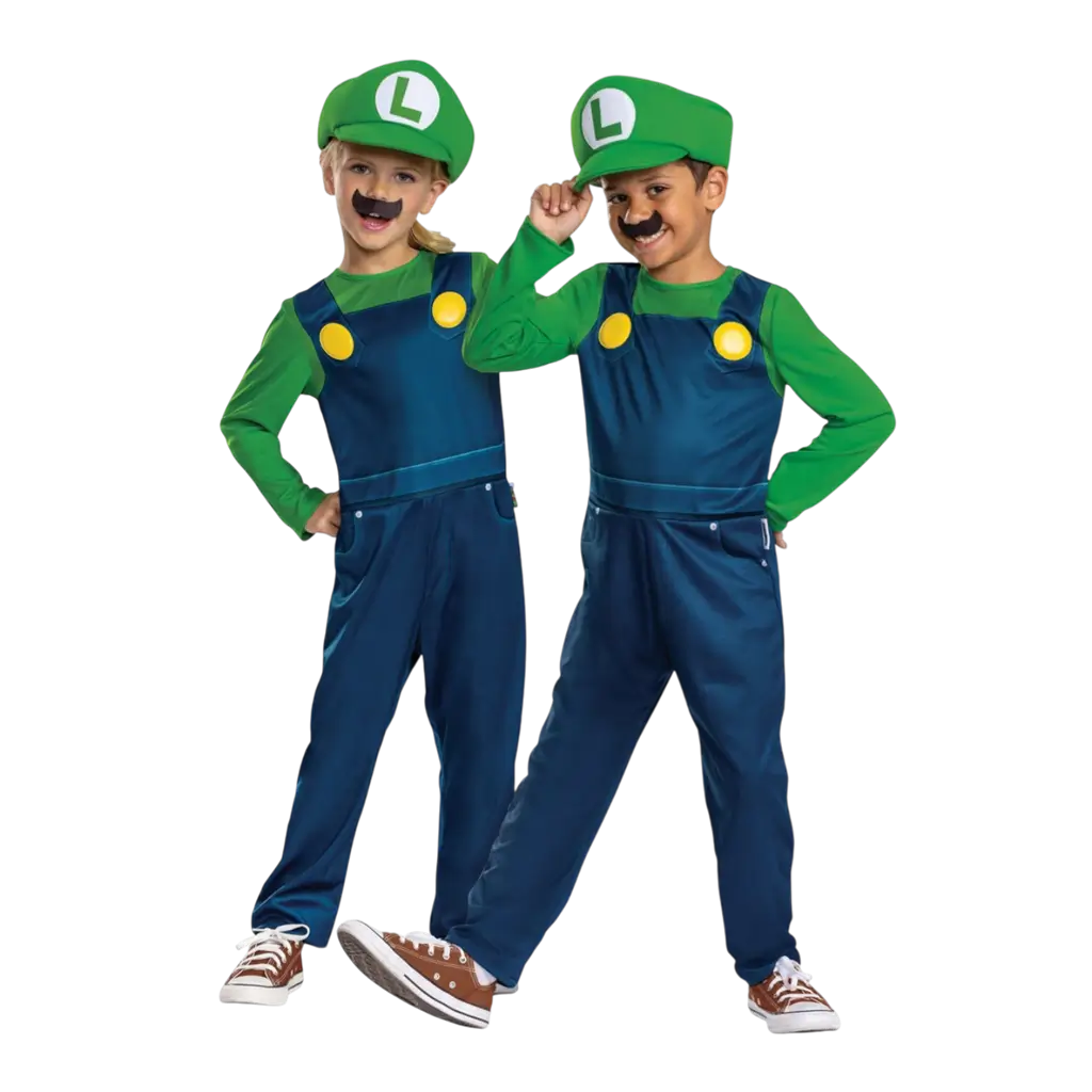 Luigi Super Mario™ Travestimento Bambino 7-8 Anni