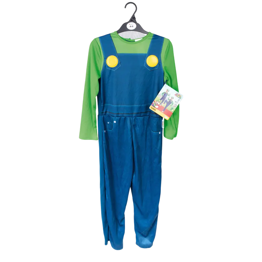 Luigi Super Mario™ Travestimento Bambino 7-8 Anni